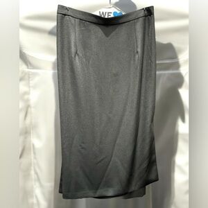 Elegant black stretchy Skirt size 16 length 33in waist 16in